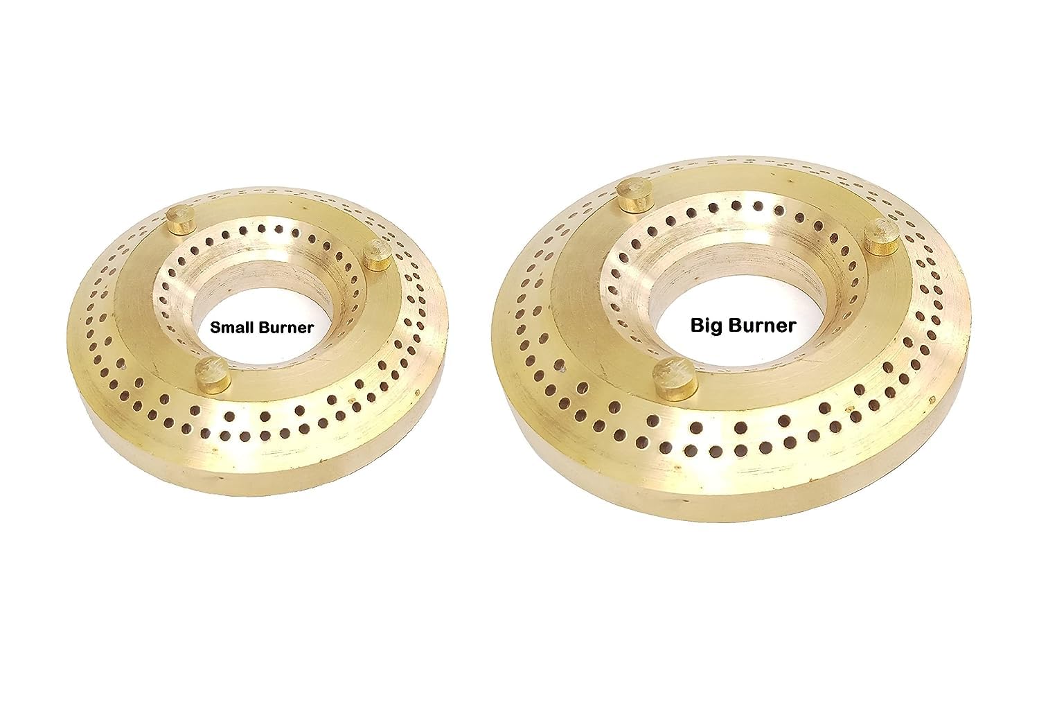 SHIVA ENTERPRISES Cut Gas Stove Burner Cap Mostly Suitable for Gas Stove Fro Prestige/PREETHI/SUNFLAME/ELICA" Stoves (Small+Big)