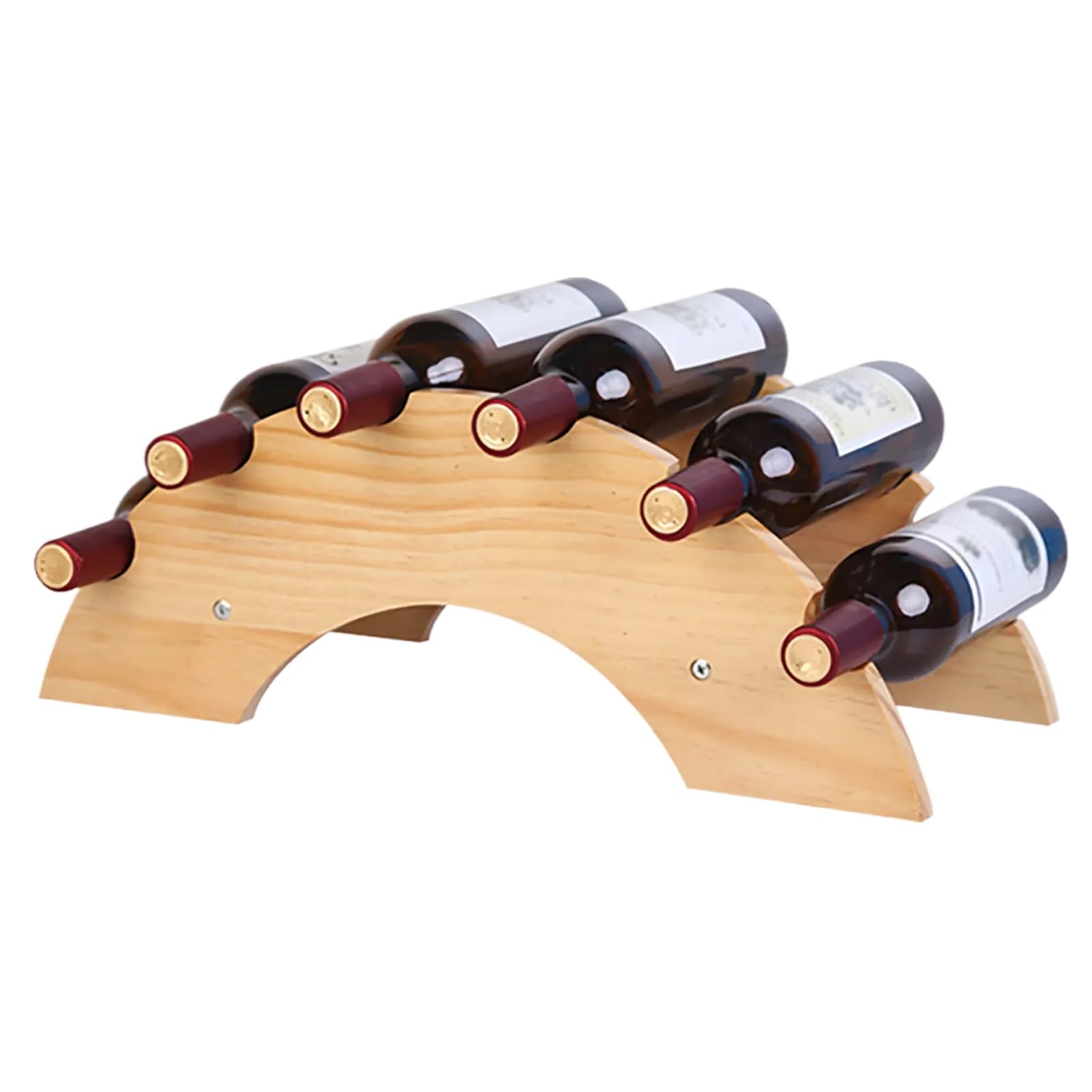 Casier à vin en bois pour bouteilles instables meuble gain de place