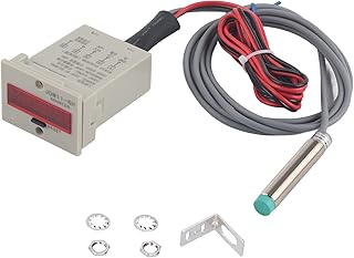 Digital Electronic Counter, Display Industrial Metal Objects Contact Induction Panel Reset Power Consumption Meter Tester Register JDM11â€‘6H (AC220V)