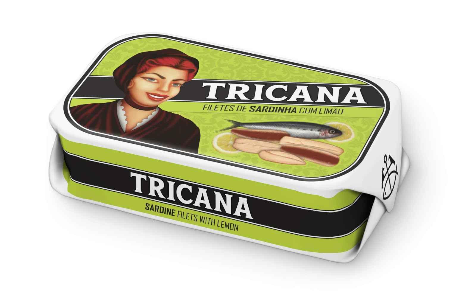 Tricana - Gourmet-Sardinen ohne Haut und Gräten mit Zitrone - 5er Pack (5 x 120 gr)