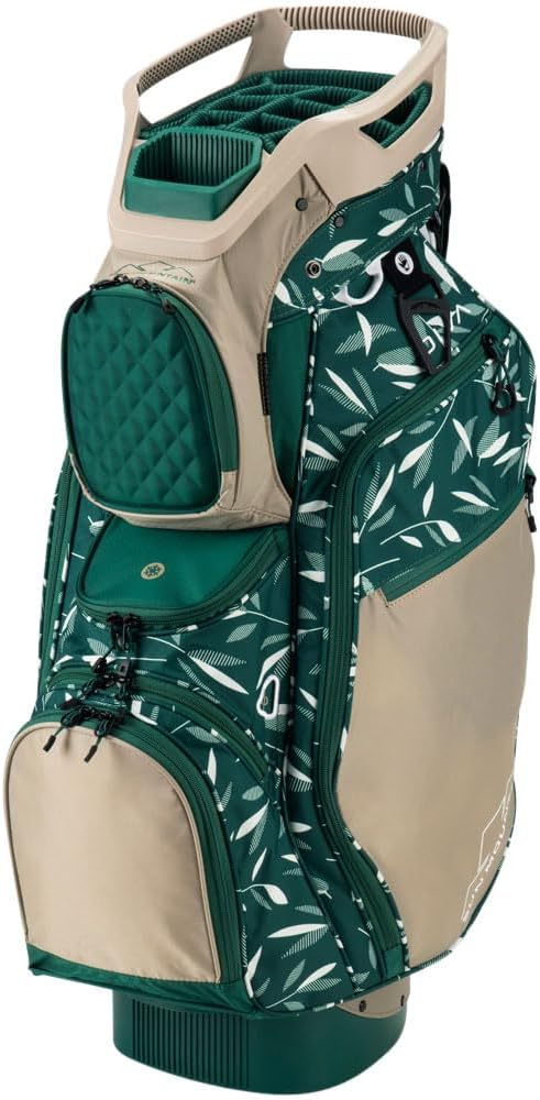 Sun Mountain 2023 Women's Diva Golf Cart Bag Cream/Dark Green
