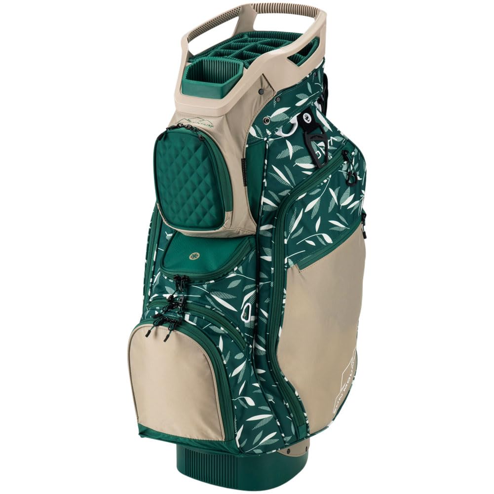 Sun Mountain 2023 Women's Diva Golf Cart Bag Cream/Dark Green