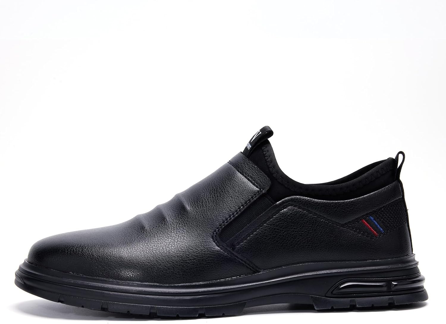 Non Slip Work Shoes for Men Waterproof Slip on Slip Resistant Work Shoes Food Service Kitchen Restaurant Chef Dress Shoes - Image 4