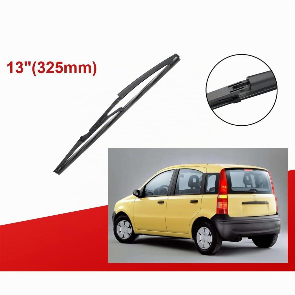 Auto Tergicristallo Per Fiat Panda 2003-2012 Lame Spazzole Cutter Accessori 22" 16" 13"