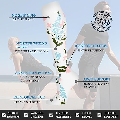 Miniatura 45 de FuelMeFoot - Paquete de 3 calcetines de compresión de color cobre, calcetines de compresión para mejorar la circulación, para mujeres y hombres, 00