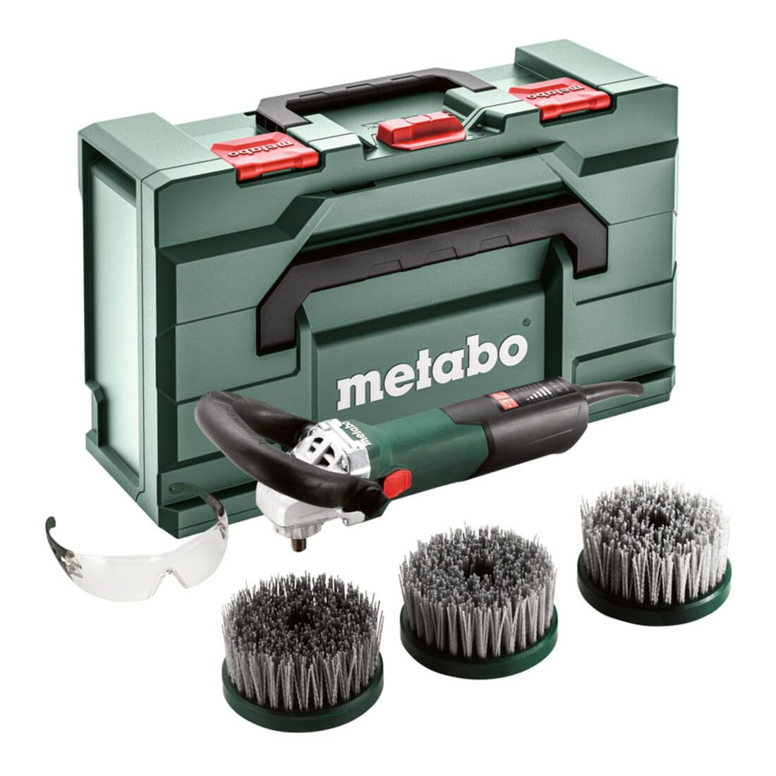 Metabo PE 15-25 Set, polisseuse d'angle 180mm, 1500W, câble électrique