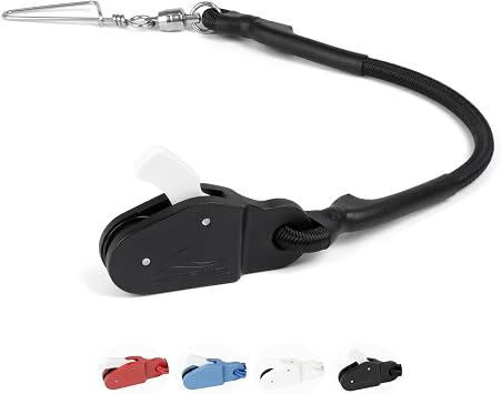 BLUEWING Outrigger Halyard Lock Pulley Single/Double/Triple Halyard Line Lock Pulley with Ball Bearing Snap Swivel for Offshore Fishing