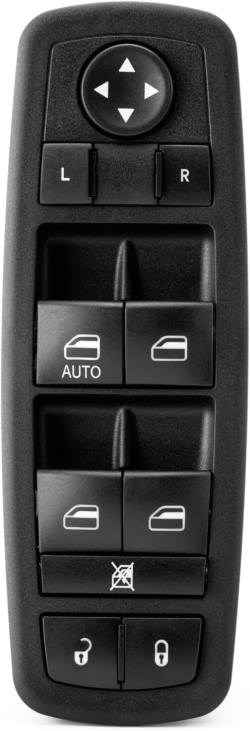 2017 2018 2019 2020 Dodge Journey Power Window Switch Driver Side Control – Master Door Lock Window Switch Assembly Control Button OE# 68307001AA 68307001AB, 68307001AC, DWS2246