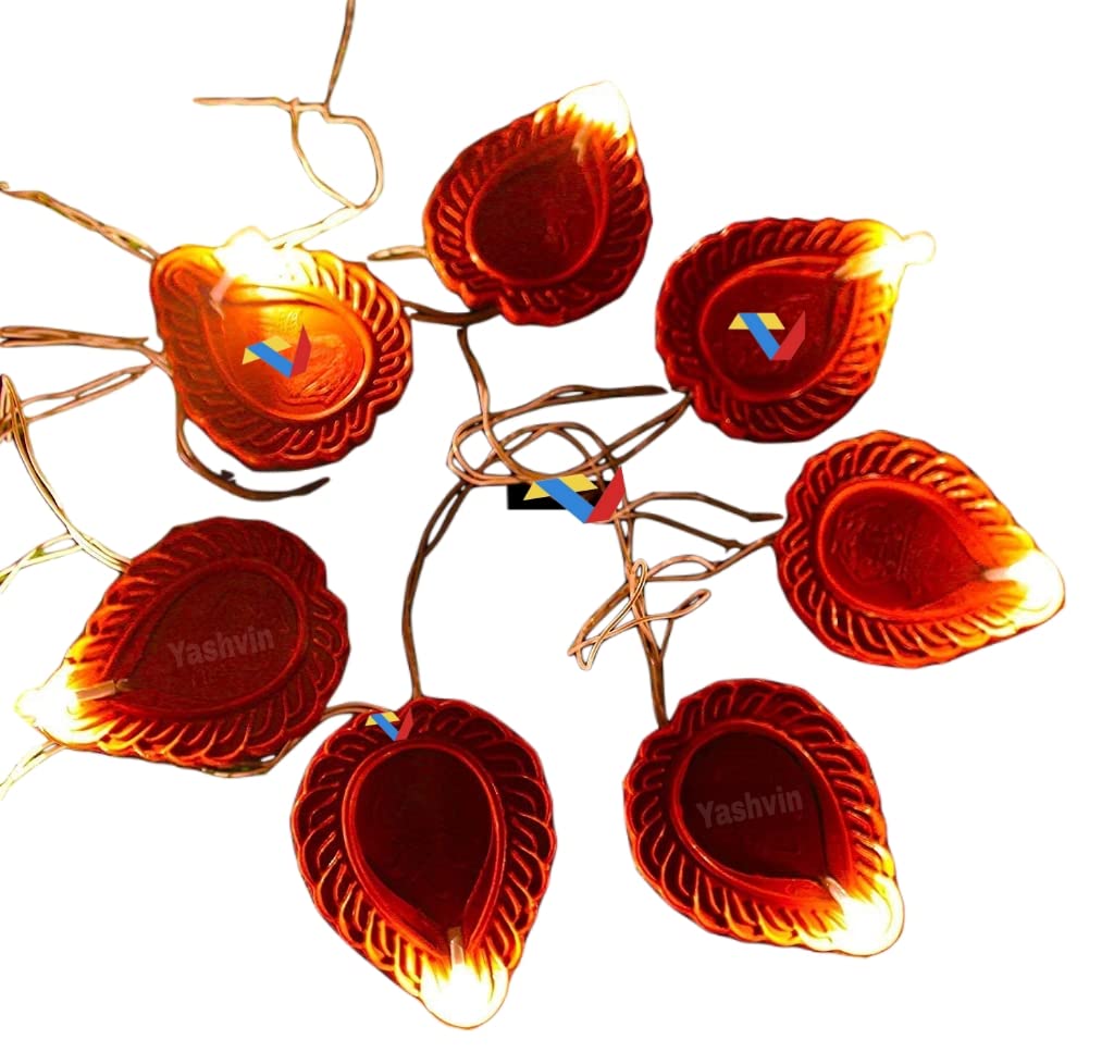 Buy Yashvin Balaji Store Diwali Diya Light Electric Diya for Pooja Room