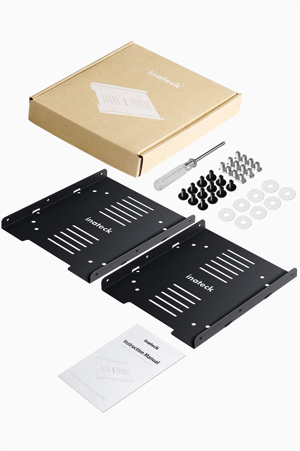 MANHATTAN Adattatore Per Montaggio SSD 2.5" In Alloggiamento 3.5" – Kit ICA-FF 3-141, Metallico