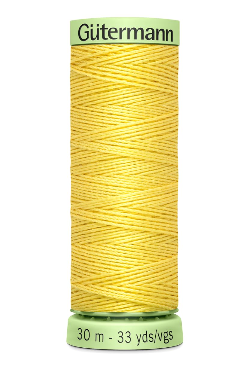 Gütermann Yellow Gutermann Top Stitch Thread 30M - 852