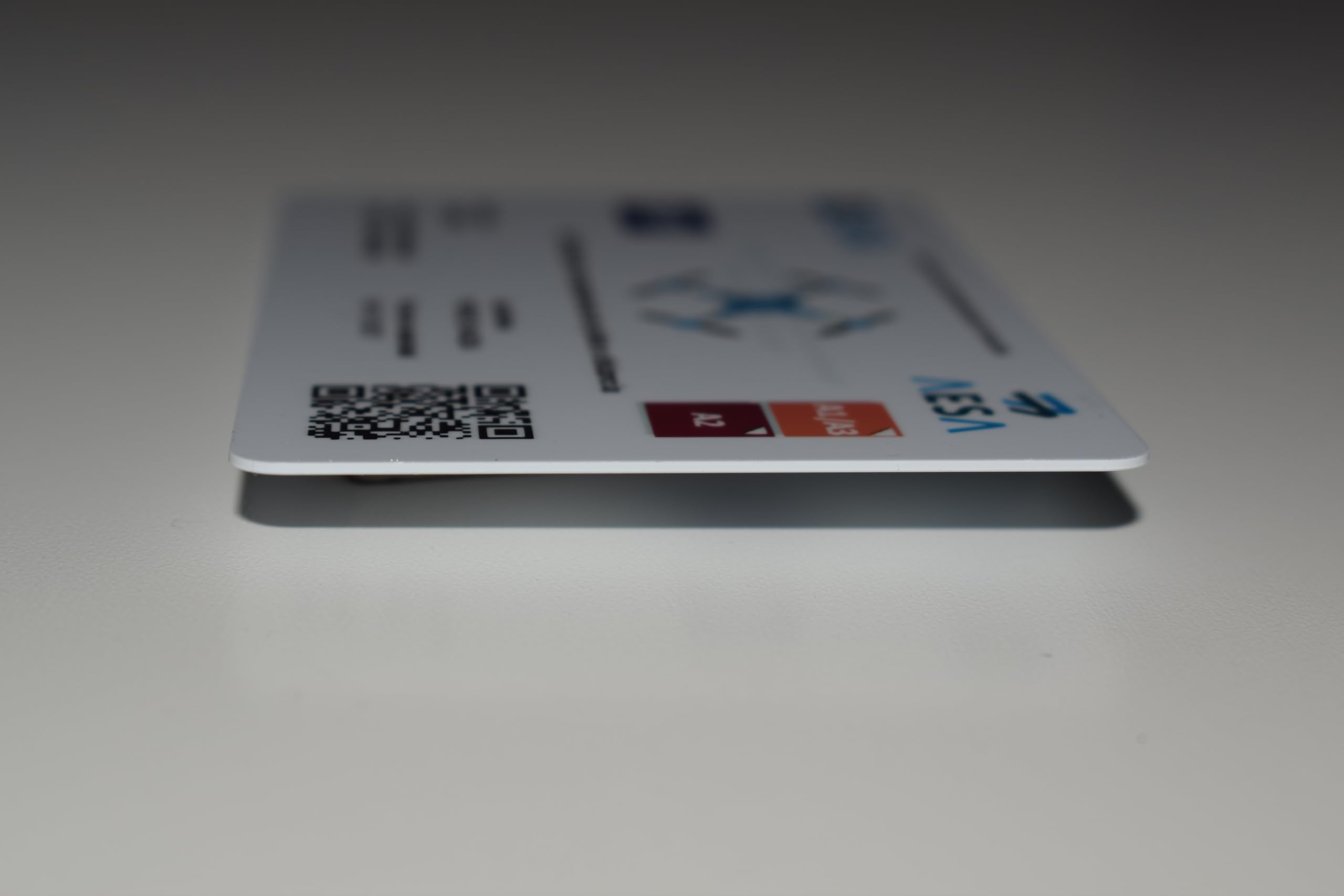 ● TARJETA DE PVC EASA ● Impresión Una cara ● Impresión Doble cara ● Número de Operador + Certificado de Piloto de drones | A1/A3 | A2 | STS (1 Tarjeta | Impresión a Doble Cara)