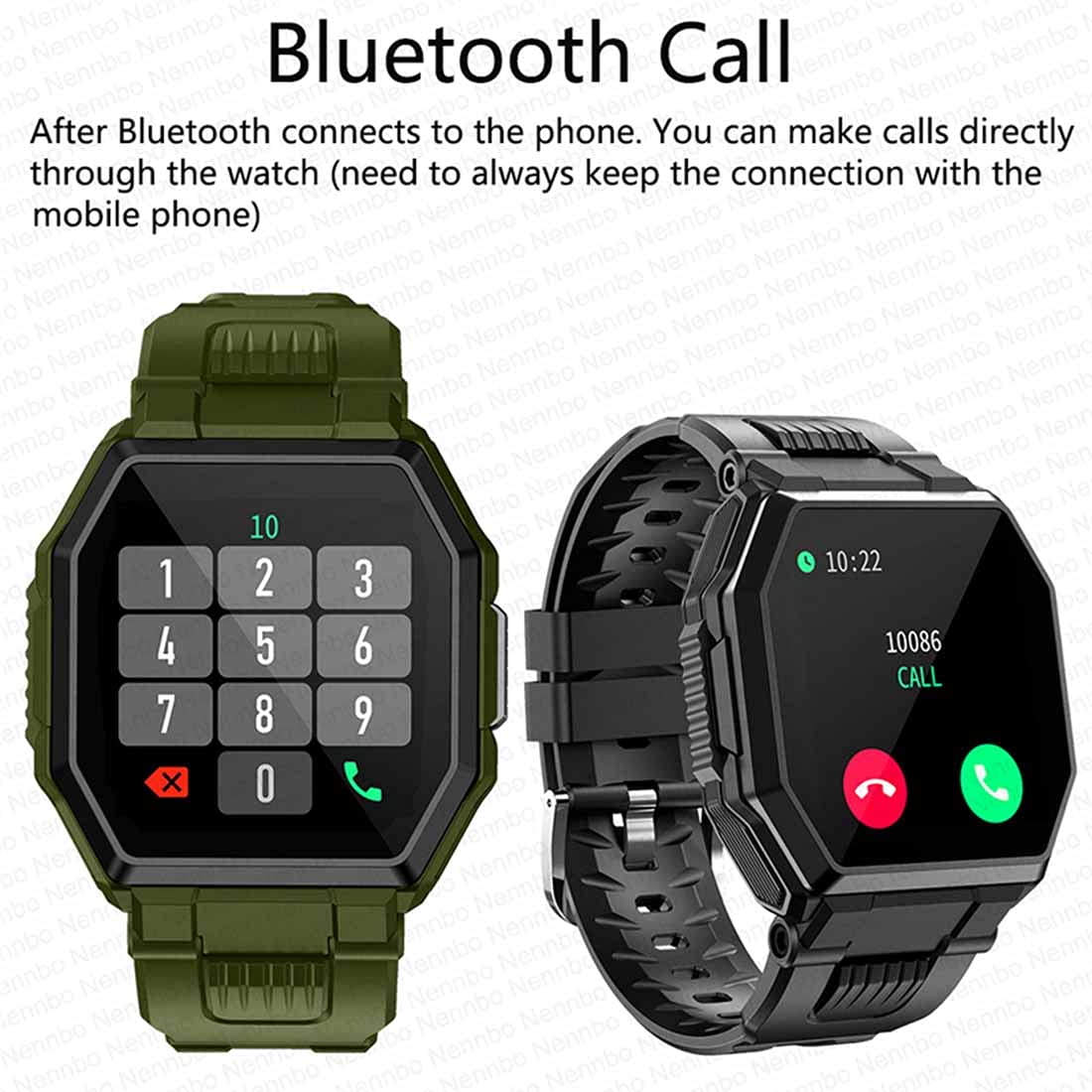 Fitness Tracker, Bluetooth Sport Smart Watch, pulsometr, monitor snu, krokomierz, stoper, pełny ekran dotykowy, smartwatch, wodoszczelność IP67, krokomierz, do systemu Android ios, unisex, zielony, Pasek