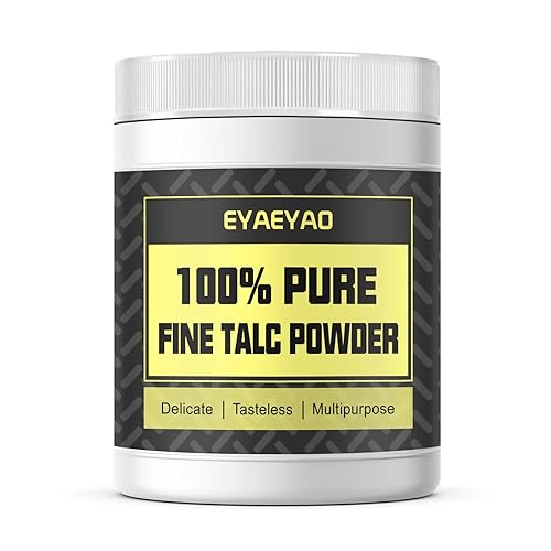Eyaeyao Talcum Powder | Fine Talc Powder | Ultra-Pure | Odorless & Sweat-Removing Talcum Powder | Quality Talc Powder for Industrial Automobile Tire Lubrication, Affordable Talc Thickener (16 oz) - 16 Ounce (Pack of 1)