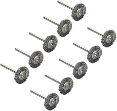 Stainless Steel Wire Wheel Brush Set 10 Pcs for Derusting Polishing