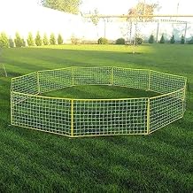 Portable Soccer Field Fence and Goals for Toddlers - Extendable Flexible Net Dividers to Keep Kids Safe, Ideal for Competition Training on Lawns and Fields