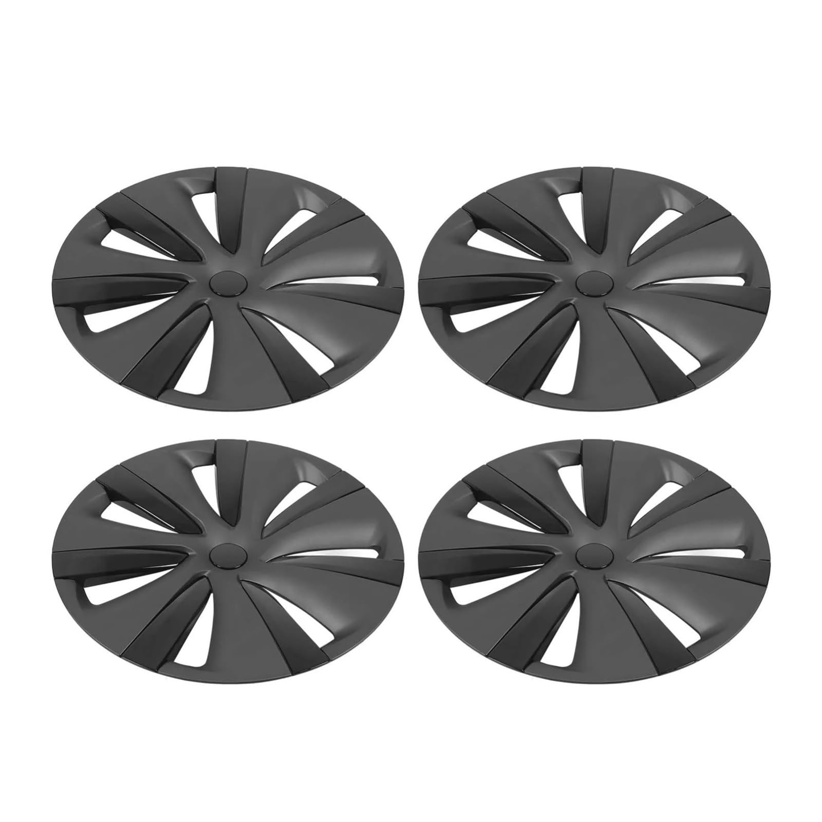embellecedor de Ruedas 4 Piezas 19 Pulgadas Doble Color para Tapas Cubo Rueda Estilo Modelo S-Protector llanta Repuesto para Tesla para Y2020-2023 tapacubos