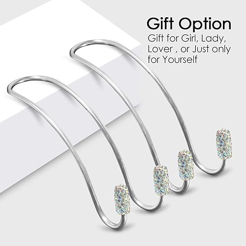 Miniatura 26 de Ganchos organizadores para reposacabezas de asiento de automóvil, organizadores de bolsas, organizador de bolsas y colgador, ganchos de asiento