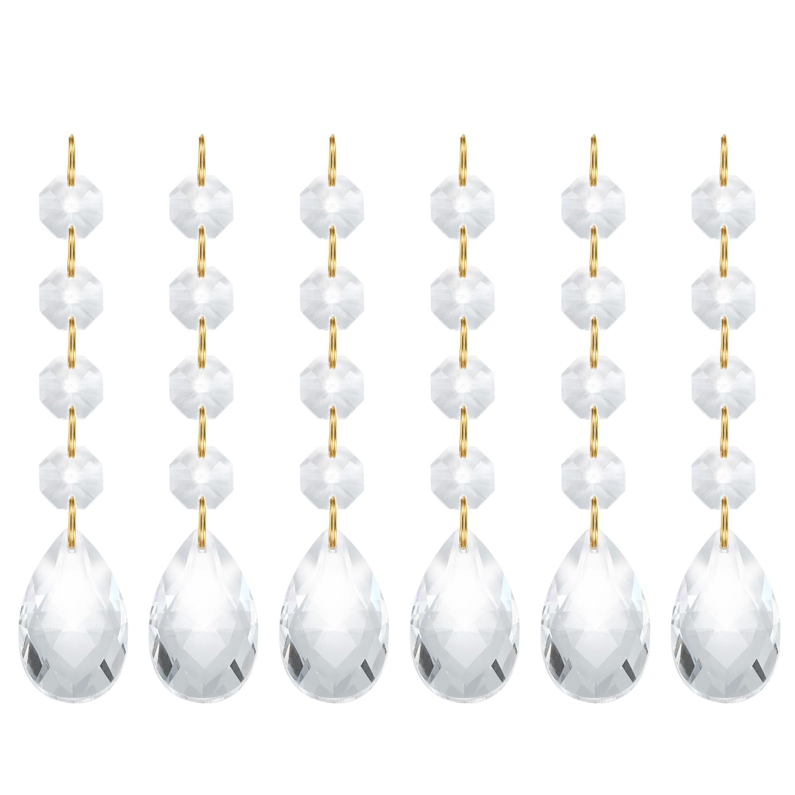 PATIKIL Lot De 10 Pendentifs En Cristal K9 En Forme De Goutte D