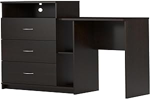 Ameriwood Home Rebel Media Dresser and Desk