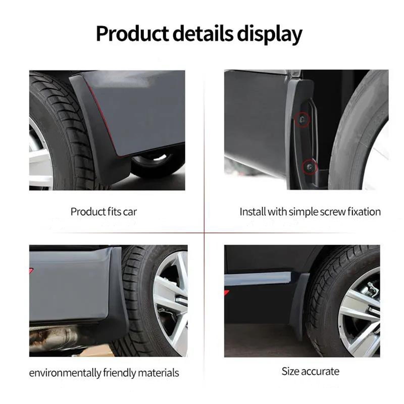 Actuador Bloqueo Portón Para Hyundai Para Sonata 7 2008-2010 Guardabarros Protector Antinieve
