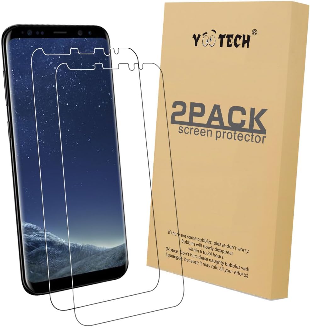 Galaxy S8 Plus Screen Protector [2-Pack][Not Glass], Yootech Galaxy S8 Plus Wet Applied Screen Protector Bubble-Free for Samsung Galaxy S8 Plus[Galaxy S8+]