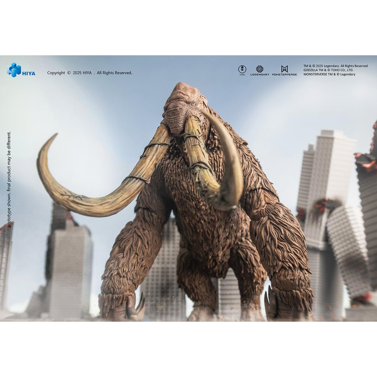 HiPlay HIYA Godzila: King of The Monsters: Behemoth EBG0184 Figura Articulada Pre-Pintada Figura de Acción de Monstruo