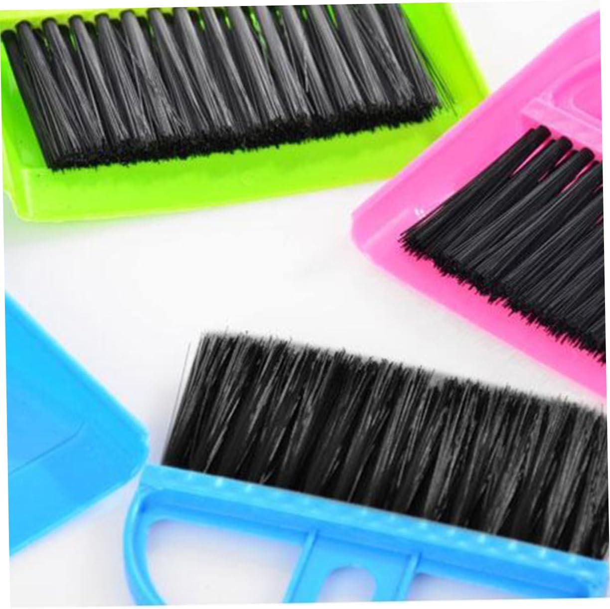 6-Piece Mini Broom and Dustpan Cleaning Set Desktop Keyboard Cleaner Dust Remover Brush for Home Office and Computer Use