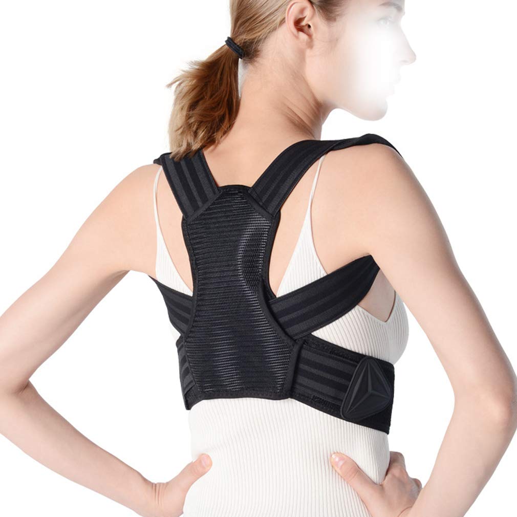 Bene Fascia Posturale Spalle, Tutore Schiena Traspirante Confortevole Regolabile Che Fornisce Sollievo dal Dolore Migliora Postura Dolore Unisex, S