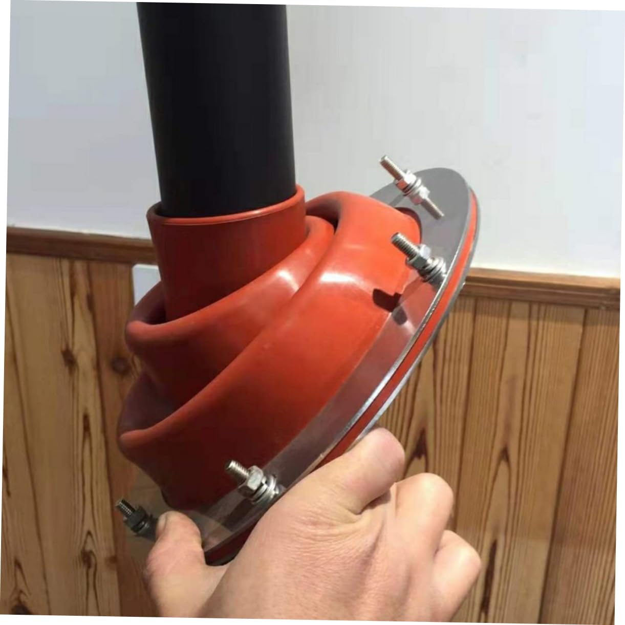 Toddmomy Protector Contra Quemaduras De Chimenea Para Tienda De Campaña Anillo Ignífugo De Inoxidable Salida De Humos Segura Para Uso Al Aire