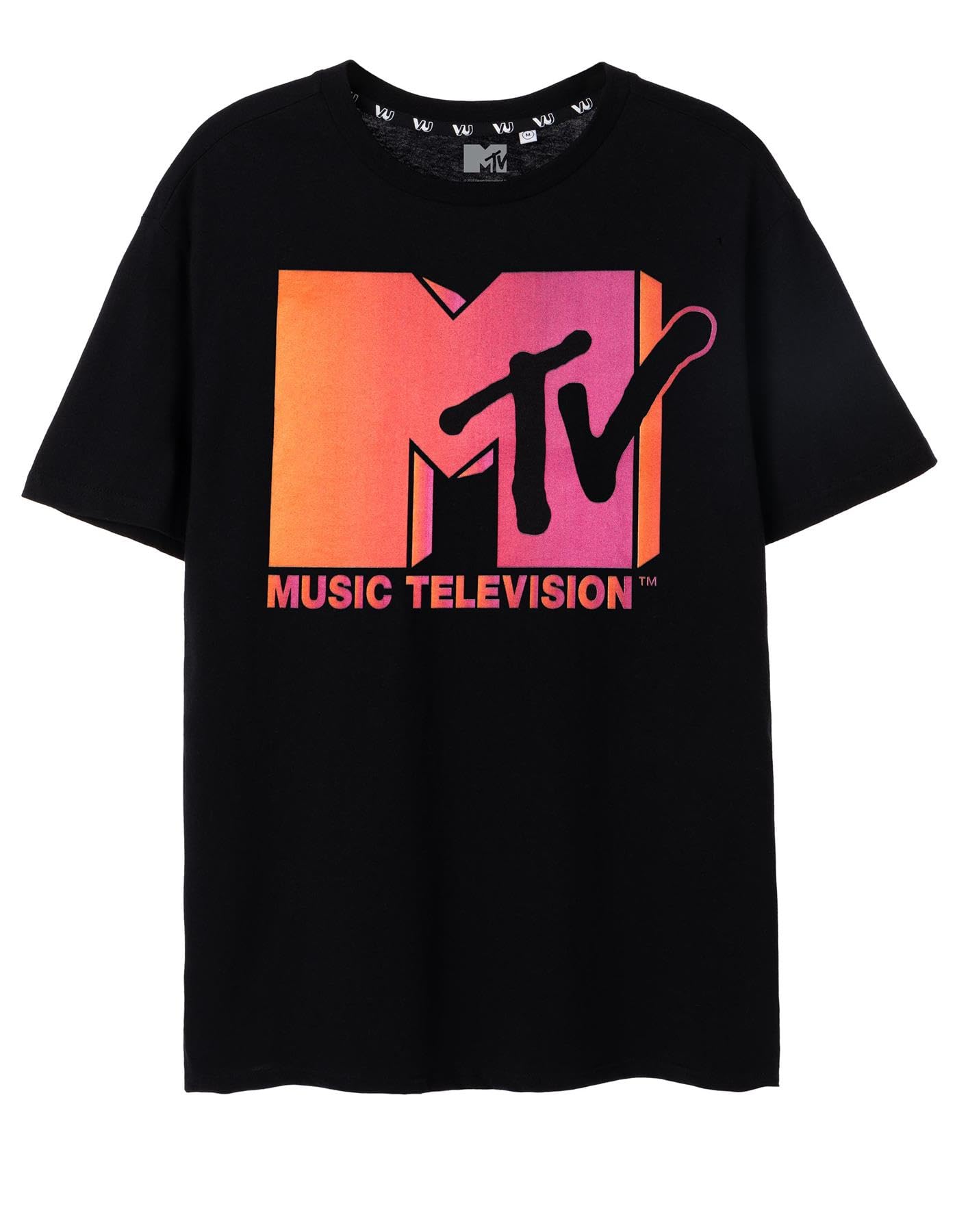 Vanilla Underground Mtv Unisex Black Ombre Short Sleeved T-Shirt (Large) from B&Q