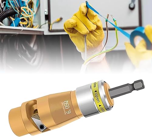 Miniatura 4 de Herramientas de torsión de alambre, 6 pelacables cuadrados y tornado, terminales de alambre de mano de aleación de aluminio, herramientas eléctricas