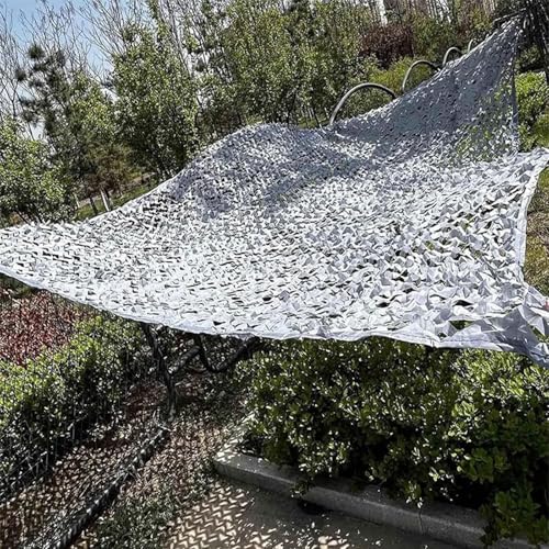 Filet camouflage chasse gris 3x4m en maille légère pour dissimulation extérieure