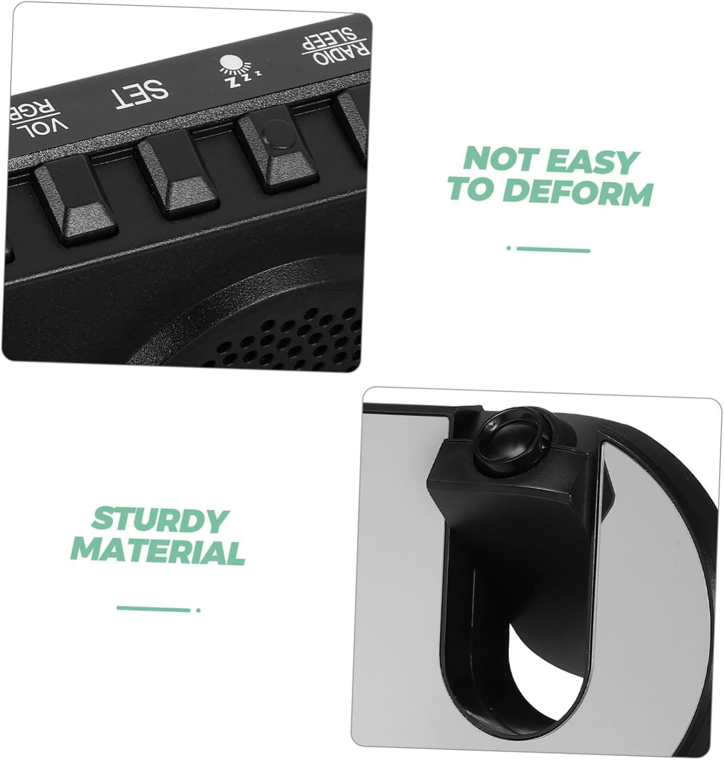 Ciieeo Smart Alarm Clock Led Display Temperature Date Week Auto Brightness Snooze USB Charging Large Screen for Bedrooms