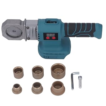 PPR Welding Machine, Plastic Pipe Welding Tool, Water Pipe Melter 350W Digital Display Temperature Adjustment Uniform Fast Heating Pipe Hot Melting Machine