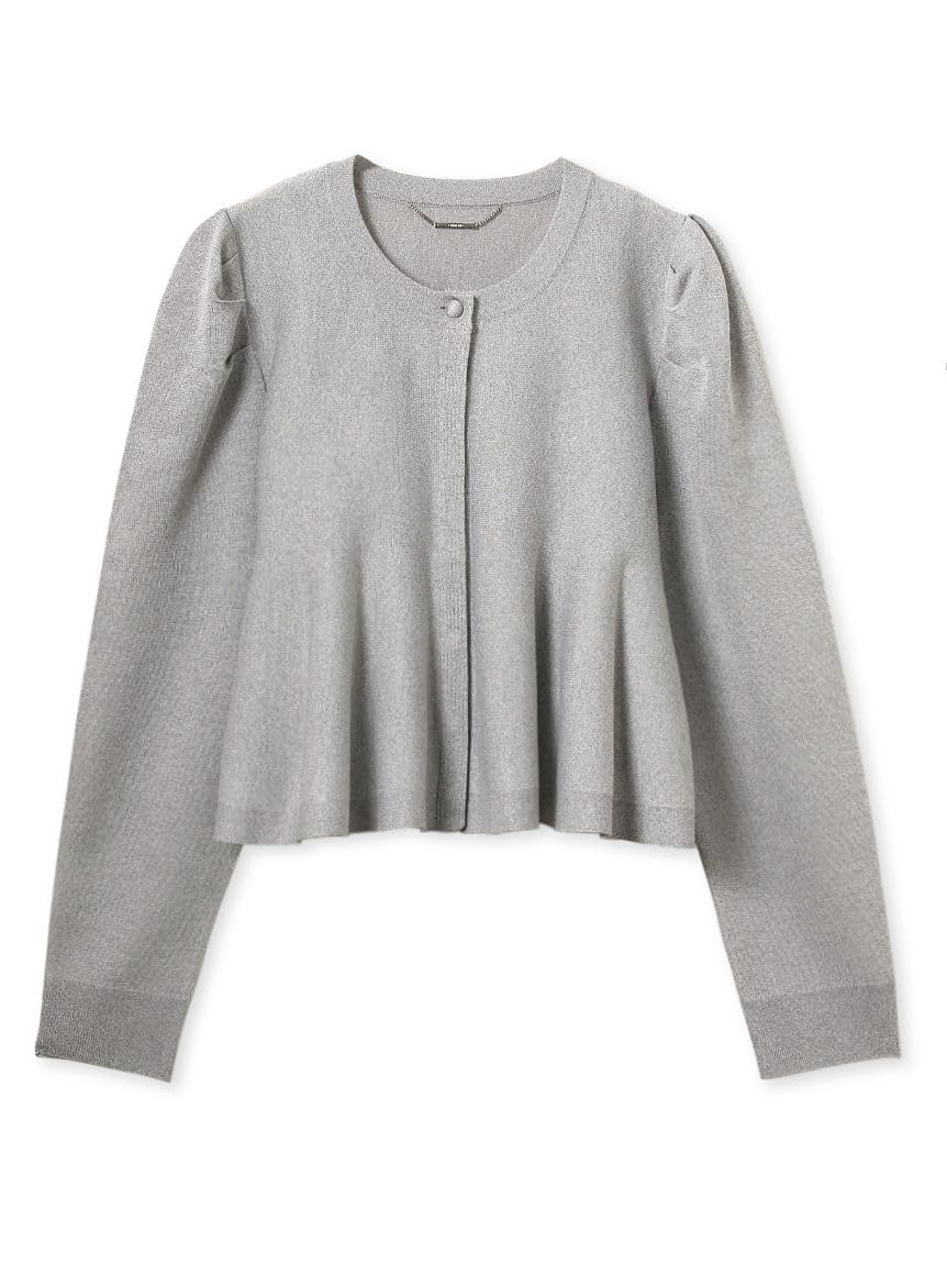 Amazon | ペプラムシアーニットカーディガン CWND254147LGRYF