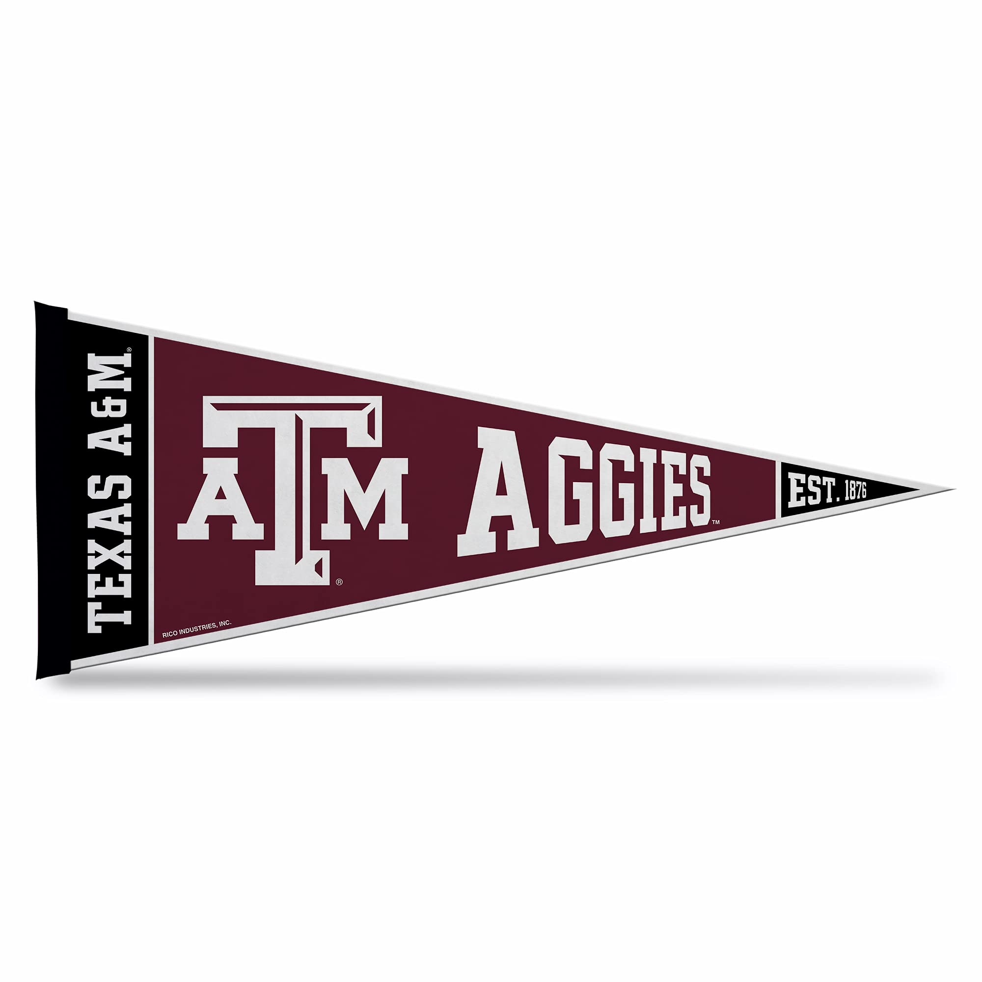 Rico Industries NCAA Exclusive 12" x 30" Felt Wall Décor Pennant - Great for Home/Bed Room/Man Cave Décor