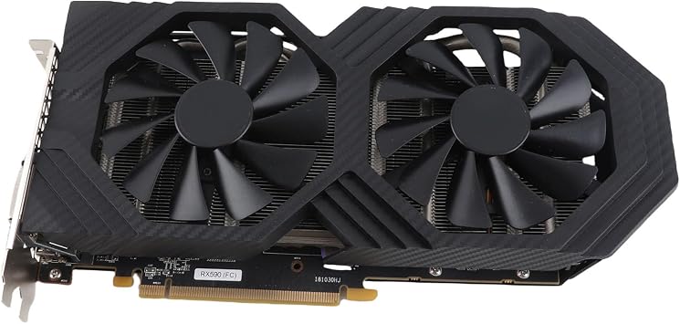 RX590 8GB GDDR5 Gaming Graphics Card PCI Express 3.0 x16 with Dual Fan Cooling for HighPerformance PC Gaming and MultiMonitor Setups