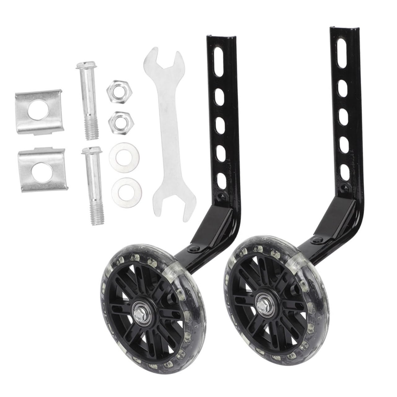 GAROZATION 12-20 Inch Boys and Girls Bike Stabilizers Auxiliary Wheels for Training Bike Accessories Non-slip Quiet for Safe Confident Riding