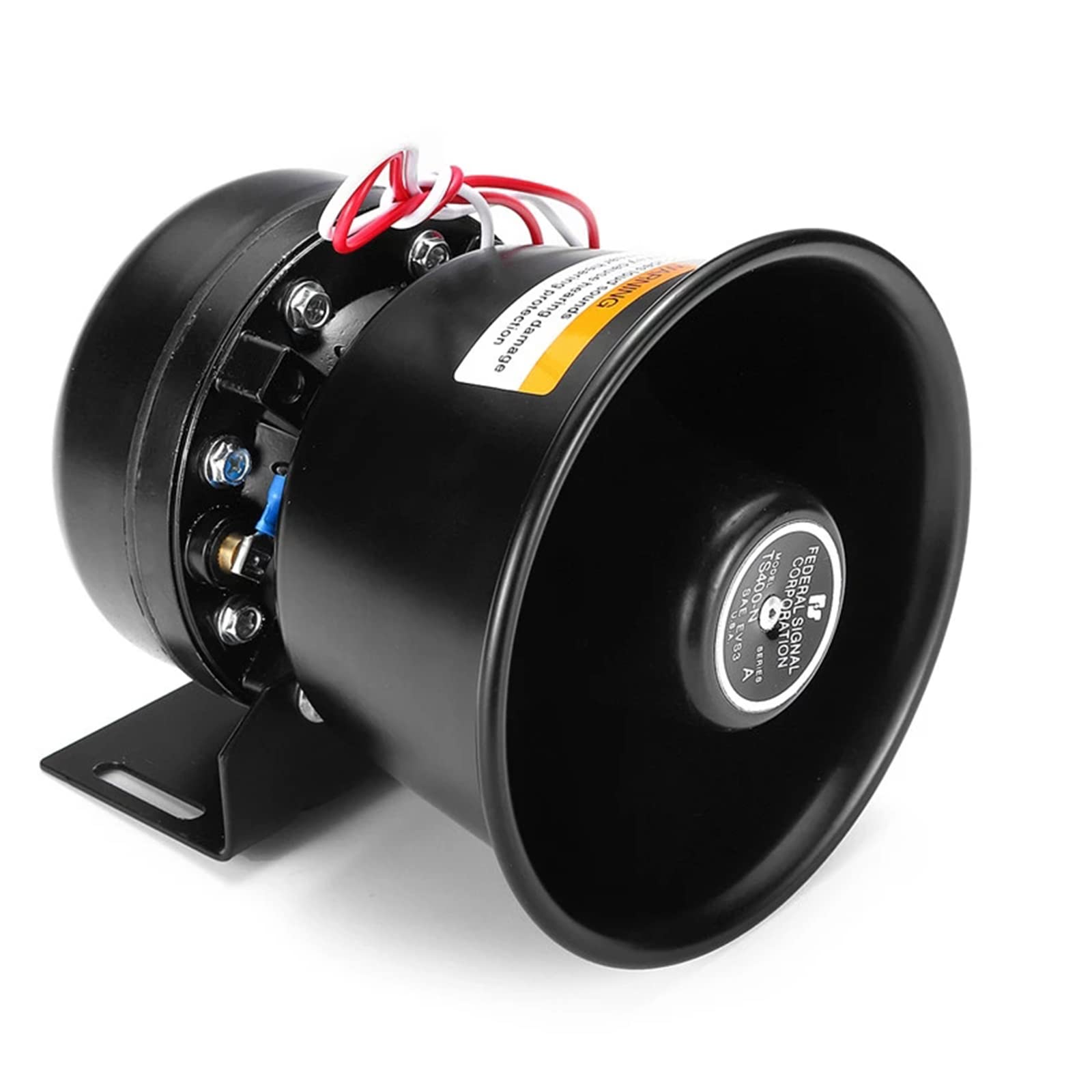 400W 12V/24V 9 dźwięk głośny alarm samochodowy w nagłych wypadkach Alarm policyjny syrena strażacka Air Bugle głośnik PA syrena trąbka pneumatyczna megafon klakson 150DB