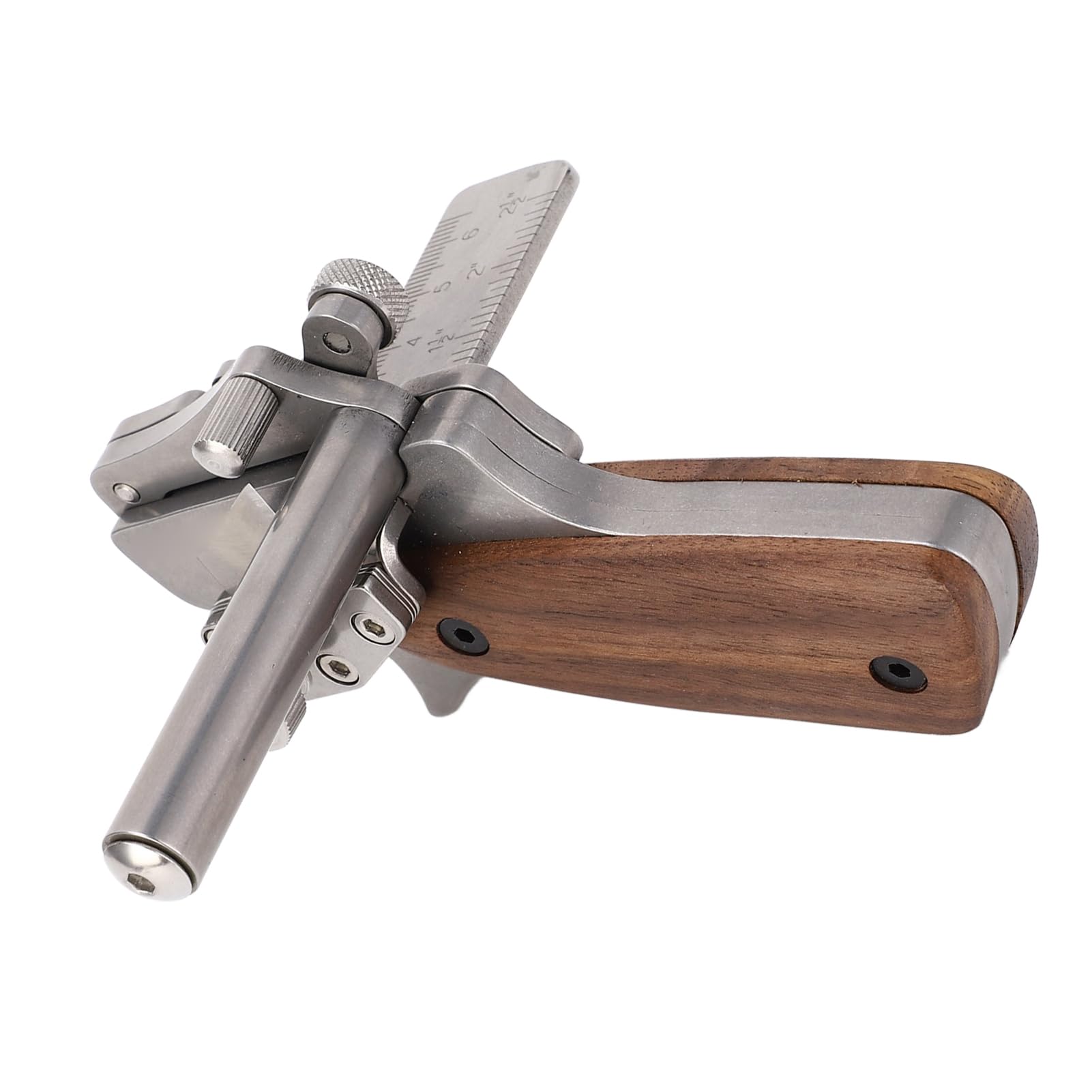 Cortador de tiras de cuero manual profesional, herramienta cortadora de correa de cuero de acero inoxidable 304 resistente con cuchillas de cambio rápido para manualidades e