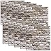 Produktbild infactory Fliesenfolie Steinoptik: Selbstklebende 3D-Steinwandoptik-Fliesenaufkleber, 30x30 cm, 10er-Set (Klebefliesen Steinoptik)
