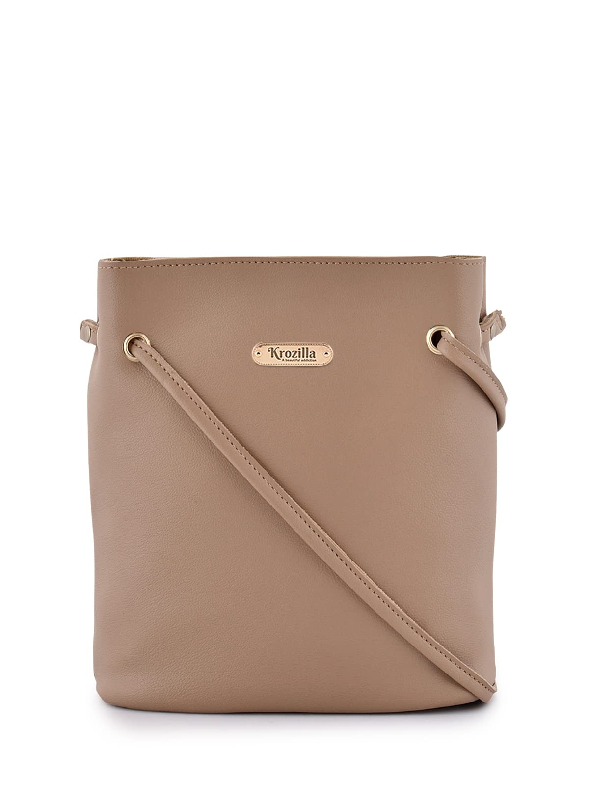 Krozilla Women Brown Sling Bag With Open Compartment & Stylish (B0BR11XTLJ) Amazon Price History, Amazon Price Tracker