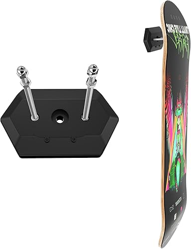 Miniatura 10 de Hikeen - Soporte de pared para monopatín para exhibición y almacenamiento, efecto flotante