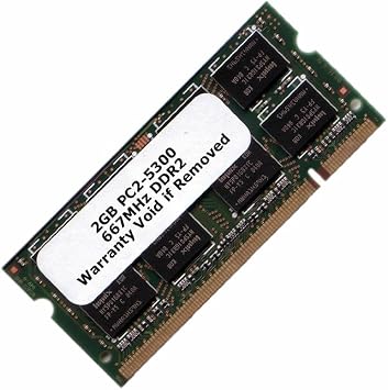 2GB Memory RAM Upgrade for the Dell Inspiron 1520, 1521, 1525, 1525se and 1526 DDR2-667, PC2-5300, SODIMM