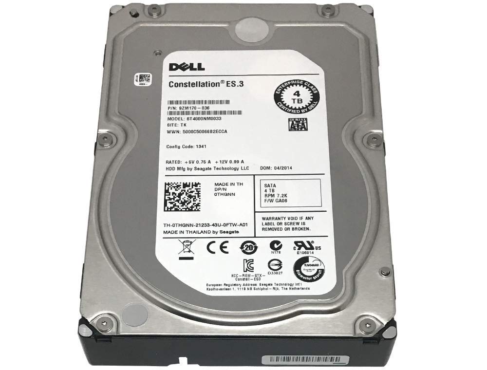 Seagate ST4000NM0033（3.5インチ HDD 4TB） Seagate 4TB Exos 7E8 512n SATA 3.5