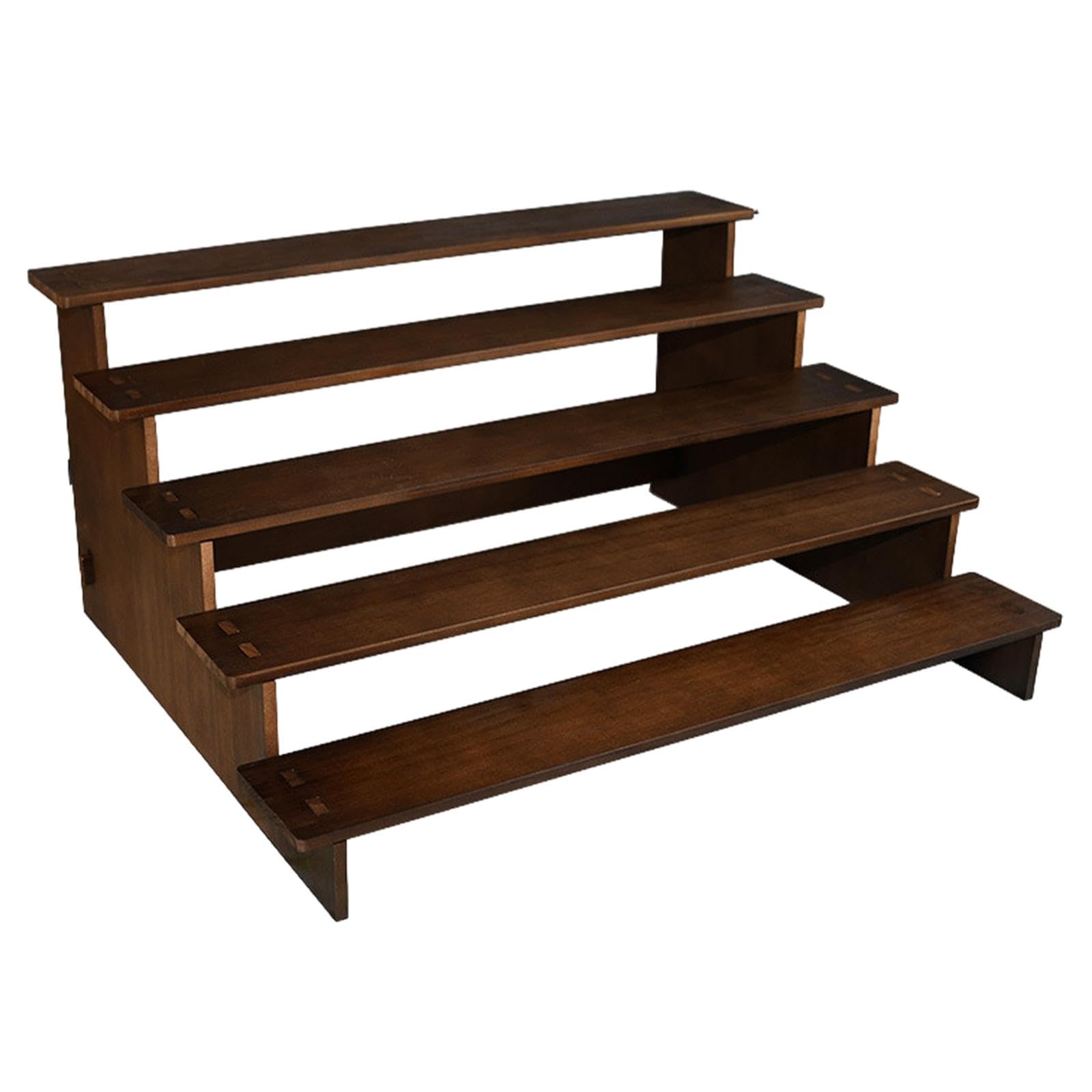 Präsentationsständer Aus Holz, Ständer Zur Warenpräsentation, Tischaufsteller für Gegenstände, Schmuckhalter, für Bastelarbeiten, 5 Lagen 50cm
