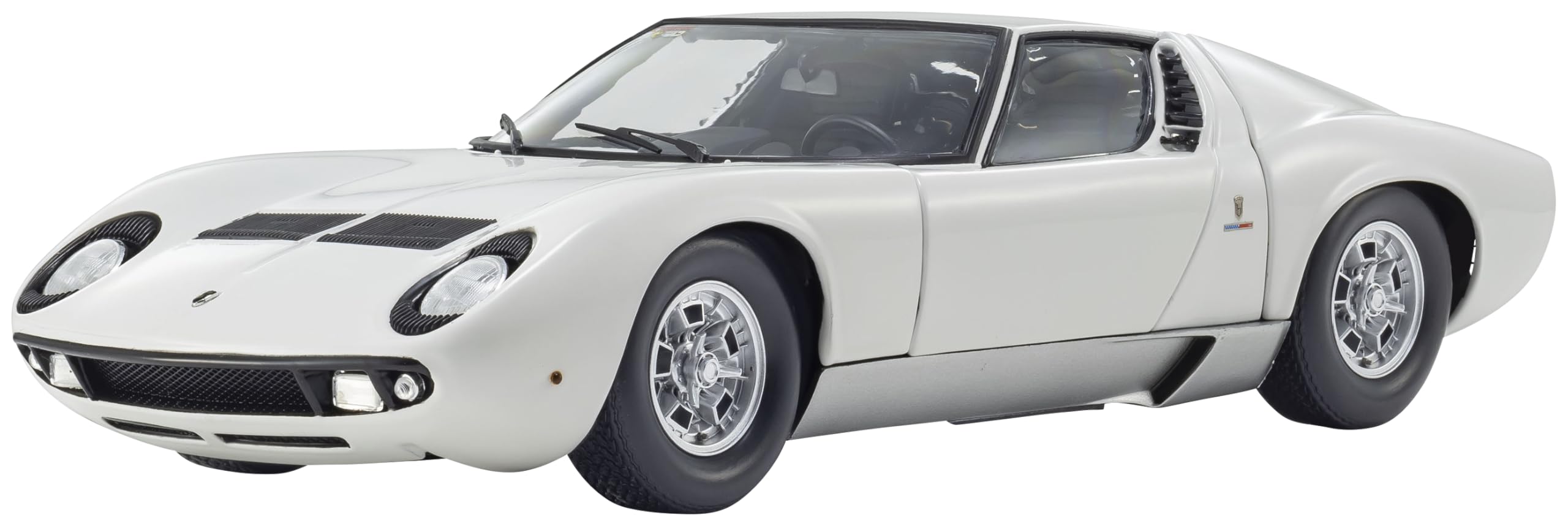 LAMBORGHINI MIURA P400 1968 WHITE SILVER