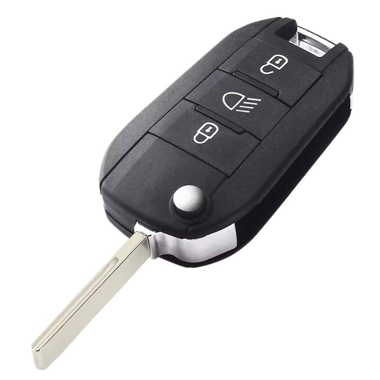 Carcasa Llave Coche Para Peugeot Para RCZ 508 2014-2019 Carcasa De Llave Remota Abatible HU83 VA2 Coche