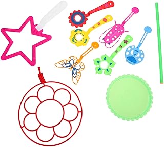 TOYANDONA Bubble Stick Bubble Wands for Kids Bubble Toy Toys for Kids Girls Huge Bubble Maker Birthday Party Favor Gift Blowing Bubble Toy Sets Blowing Bubble Maker Party Favors Fun 9pcs Set